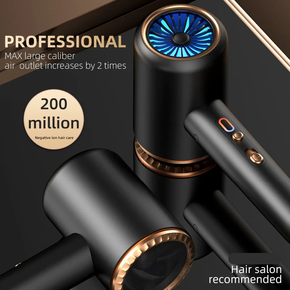 Haircare styling tool: 2400W hairdryer with negative ions for ultimate hair health
