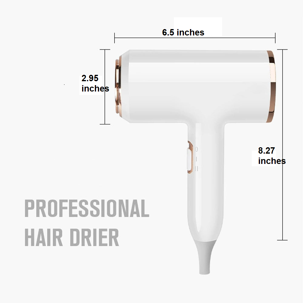 Advanced 2400W hair dryer, a professional styling tool for quick and efficient drying