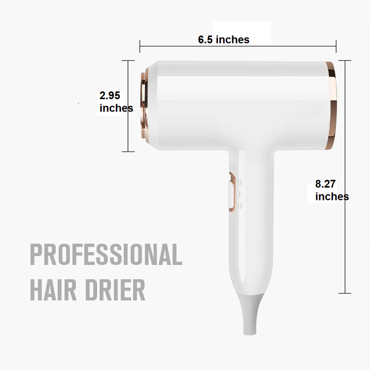 Advanced 2400W hair dryer, a professional styling tool for quick and efficient drying