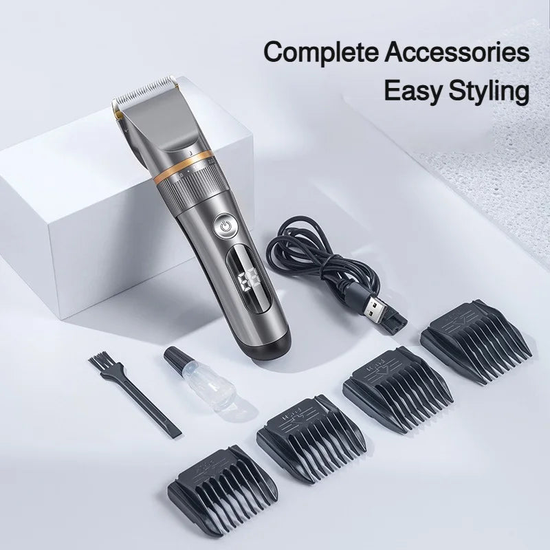 ProEdge professional cordless hair clipper with precision blades for home and salon grooming