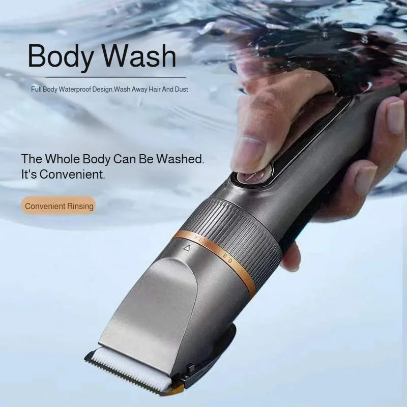 Full set of ProEdge professional hair clippers and trimmers, rechargeable, for versatile hair cutting