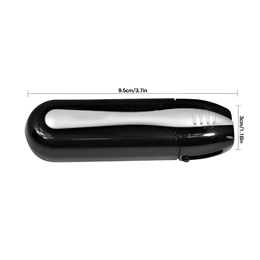 Professional optical lens cleaner gadget. Dry clean eyeglasses, sunglasses. Portable, anti-smudge eyewear care.