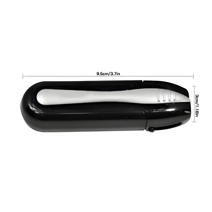 Professional optical lens cleaner gadget. Dry clean eyeglasses, sunglasses. Portable, anti-smudge eyewear care.