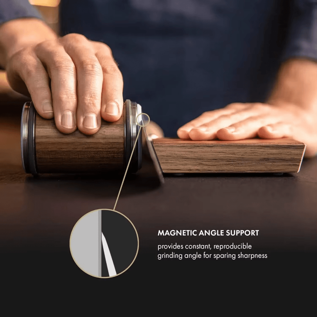 Easy-to-use kitchen knife sharpener, ideal for cooking enthusiasts and home chefs.