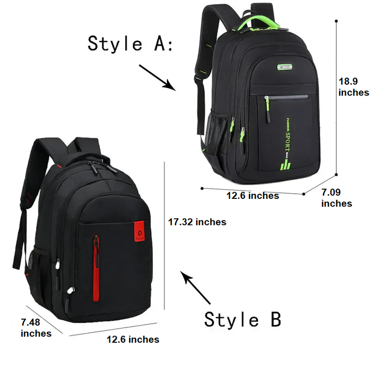 Robust men's waterproof bag with anti-theft features, ideal for secure daily commute and travel.