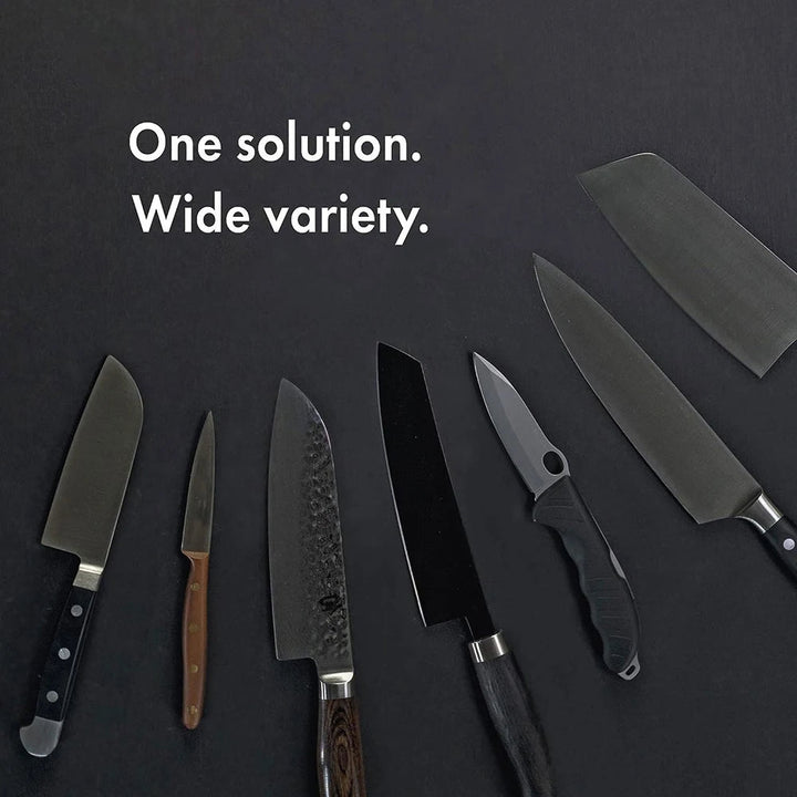 SharpPro professional rolling sharpener; a kitchen gadget for precise & consistent blade sharpening.
