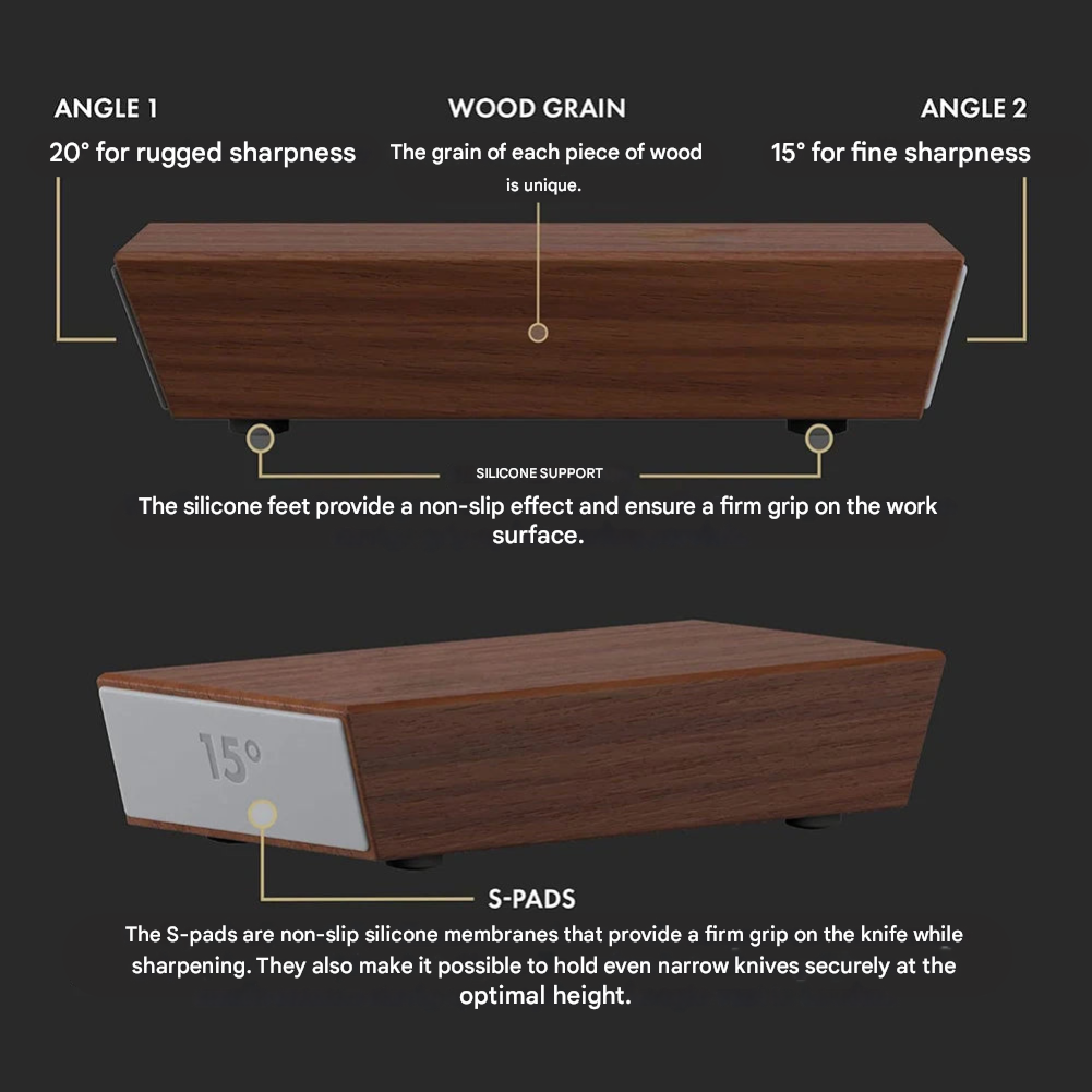 Compact & professional rolling knife sharpener, an essential kitchen tool for sharp blades.