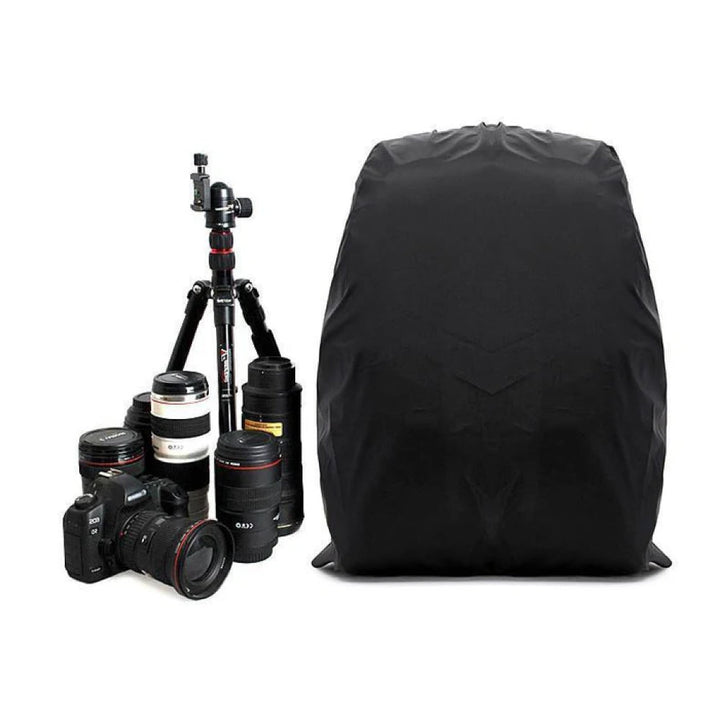 Waterproof camera backpack, ideal for protecting DSLR gear during outdoor photography, travel, and professional use.