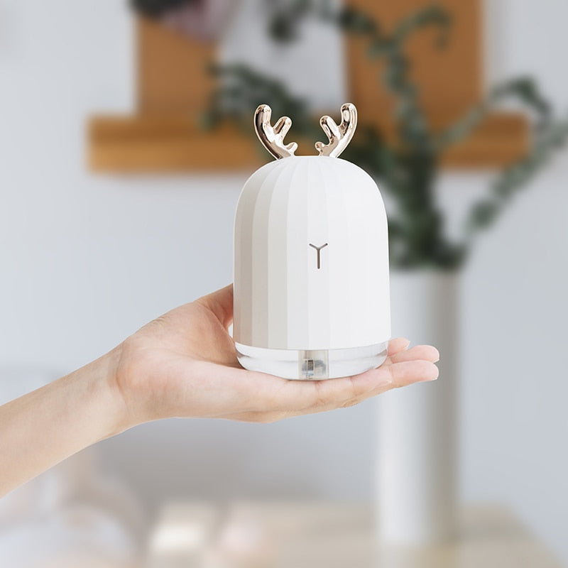 PureBunny kids humidifier with gentle night light. USB powered for baby's comfort & better sleep.