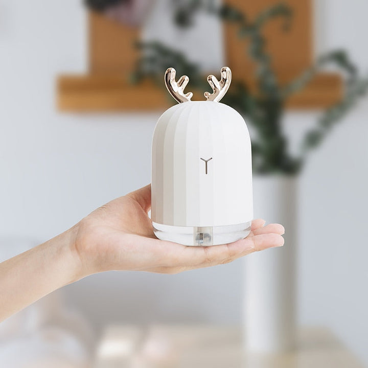 PureBunny kids humidifier with gentle night light. USB powered for baby's comfort & better sleep.