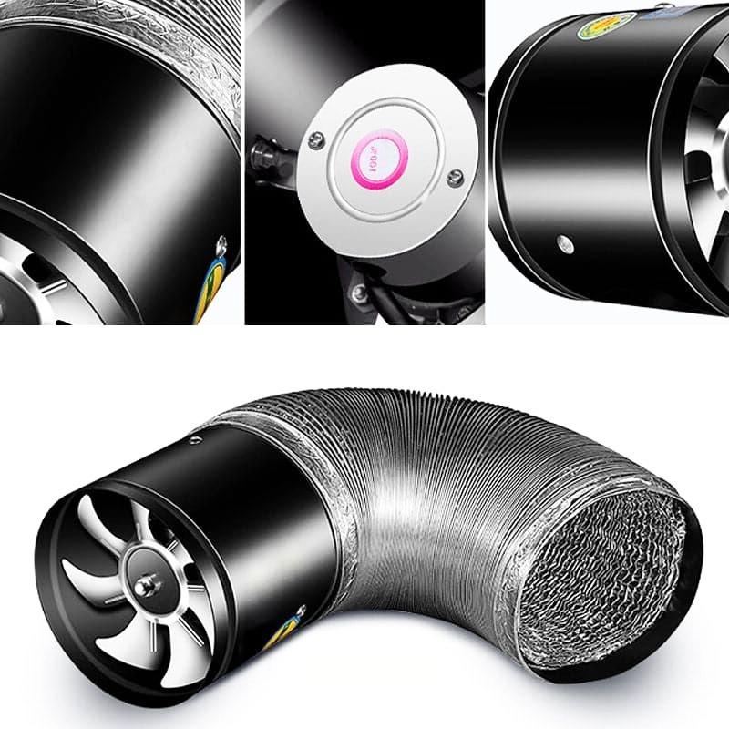 PureFlow wall-mounted quiet extractor fan, providing continuous fresh air for optimal home & office ventilation.