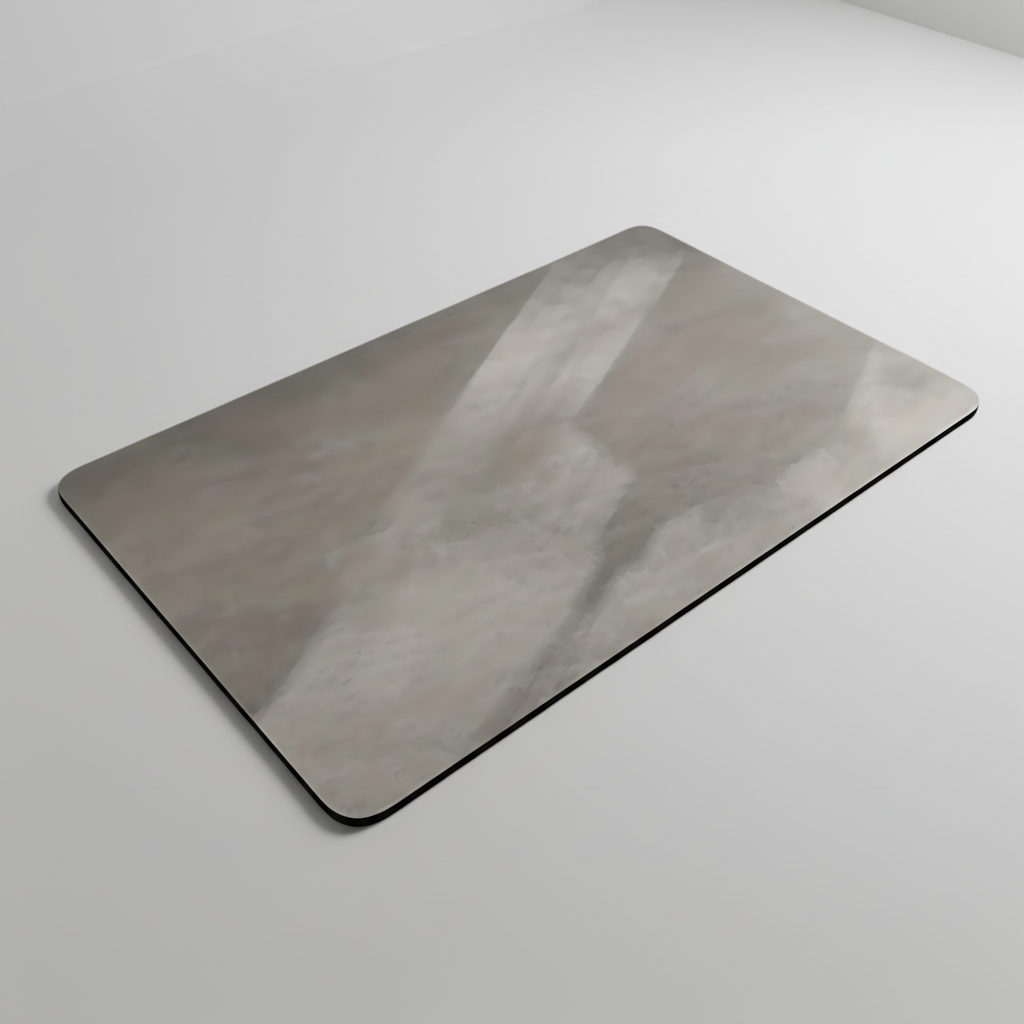 Hygienic diatomaceous earth bathmat with quick dry properties, ideal for bathrooms