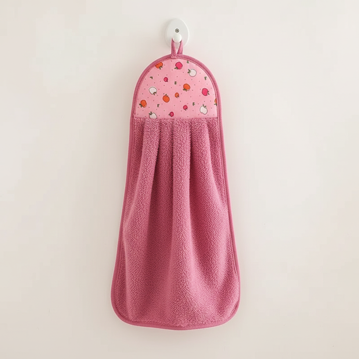 Soft, absorbent coral fleece towel set for quick-drying bathroom & home textile needs