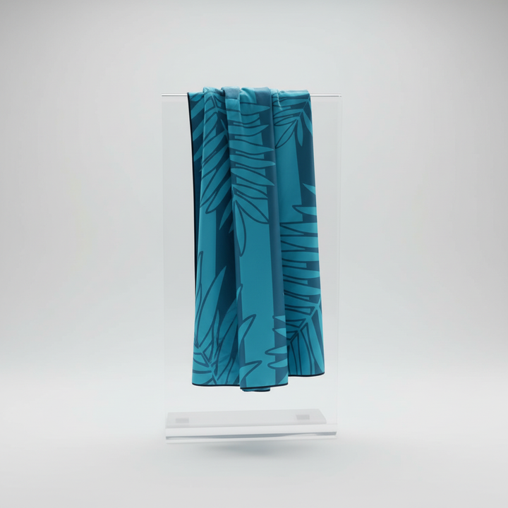 Unisex TropicalTouch quick dry beach towel in a reversible design, lightweight & compact for travelers