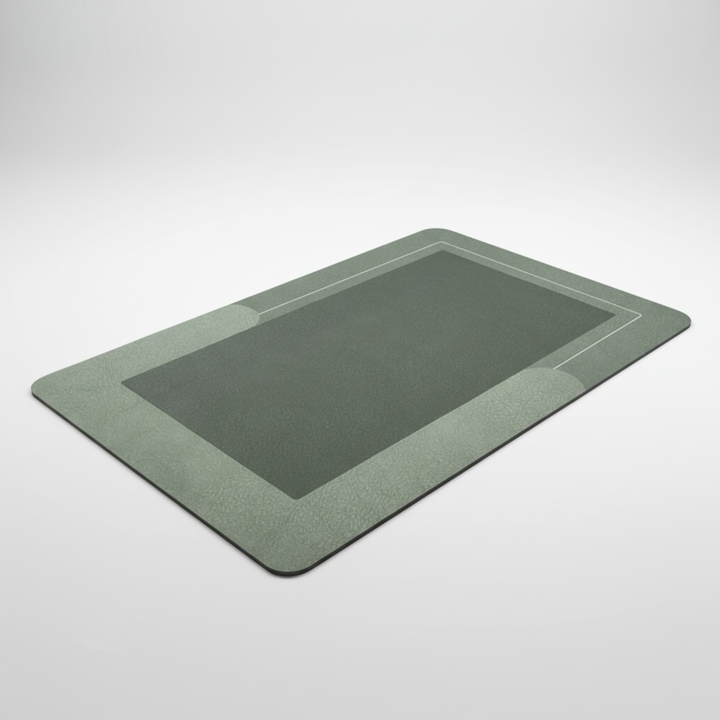Rectangular quick-dry non-slip mat, perfect for bathroom safety and moisture absorption.