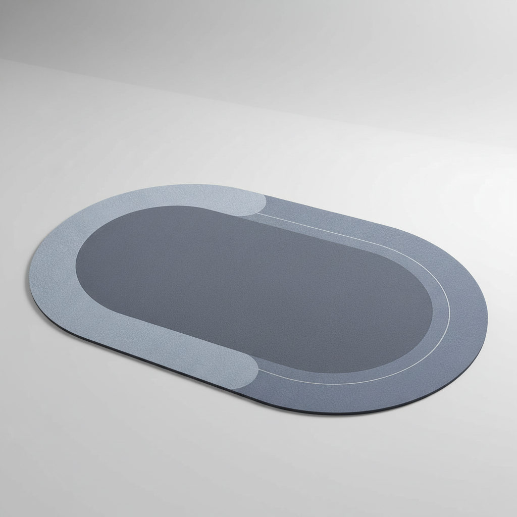 DryCloudia non-slip bathroom mat, quick-dry technology, ideal for a clean and safe home.