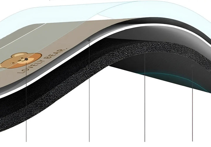 Anti-fatigue kitchen mat with quick-dry technology. Non-slip floor mat providing home comfort and safety.