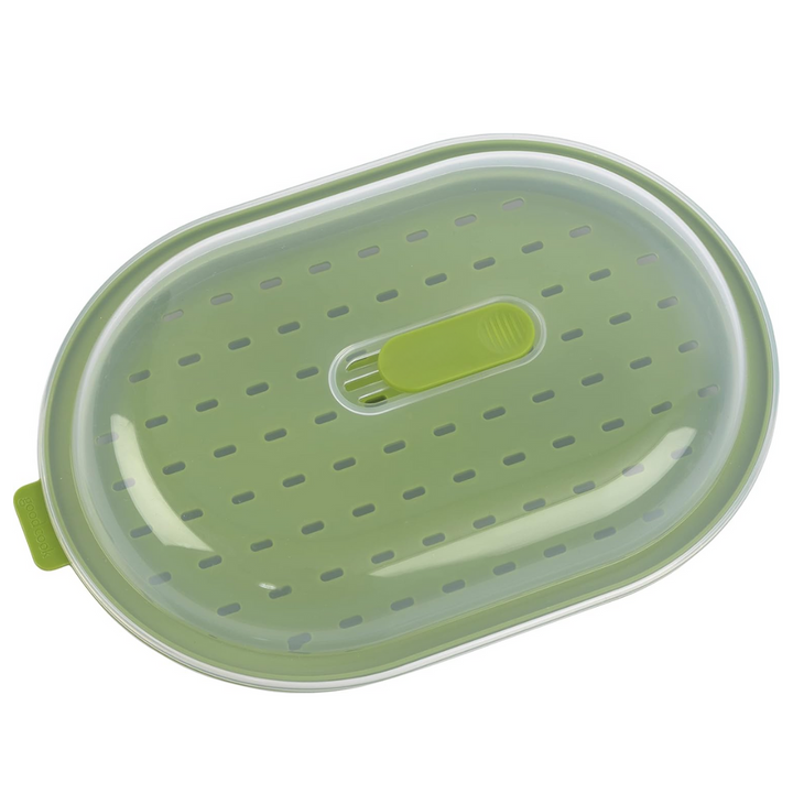 Compact QuickSteam Magnetron Stomer, ideal kitchen appliance for fast, healthy meals.