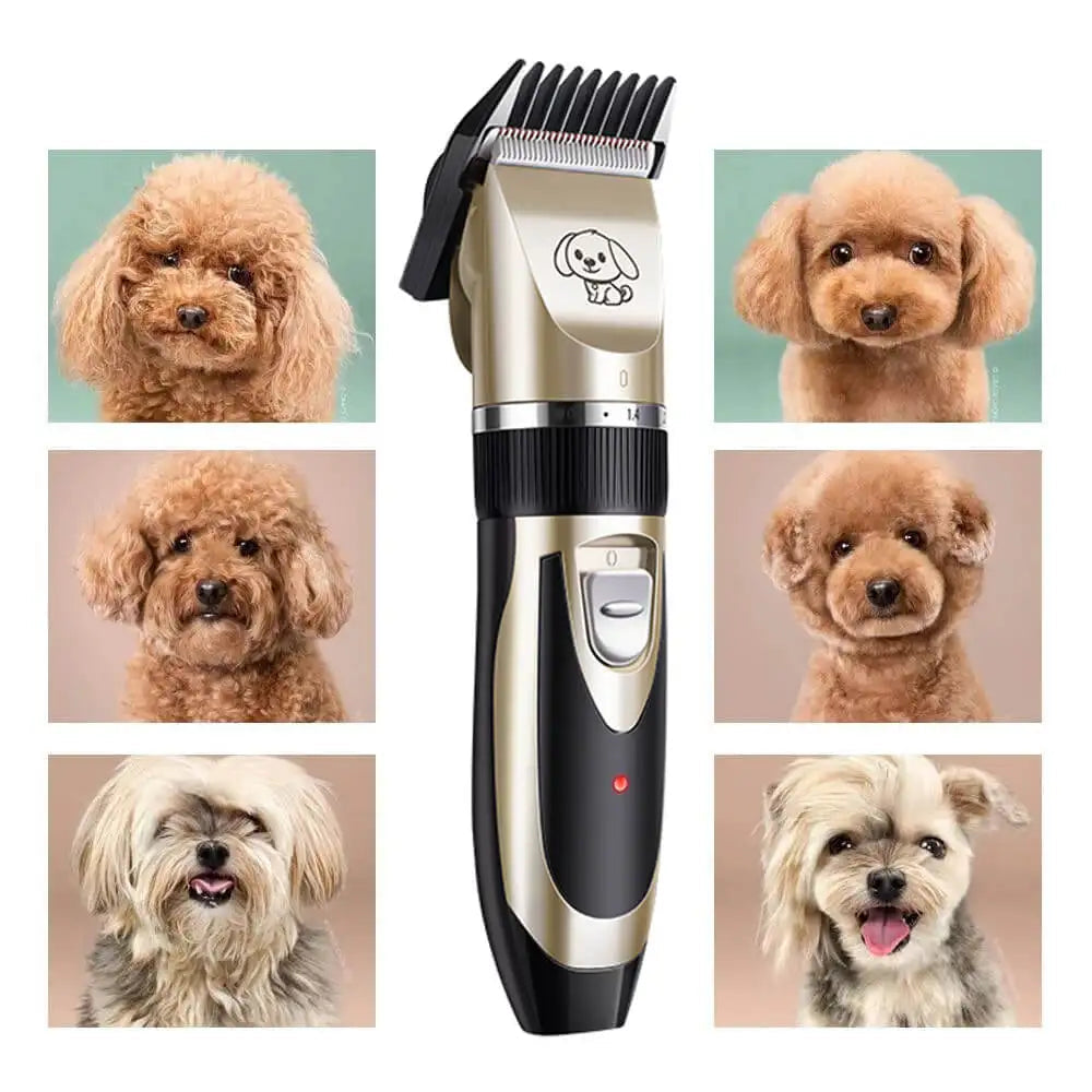 Quiet, cordless dog grooming trimmer for stress-free pet hair clipping. Perfect for sensitive pets & home grooming.