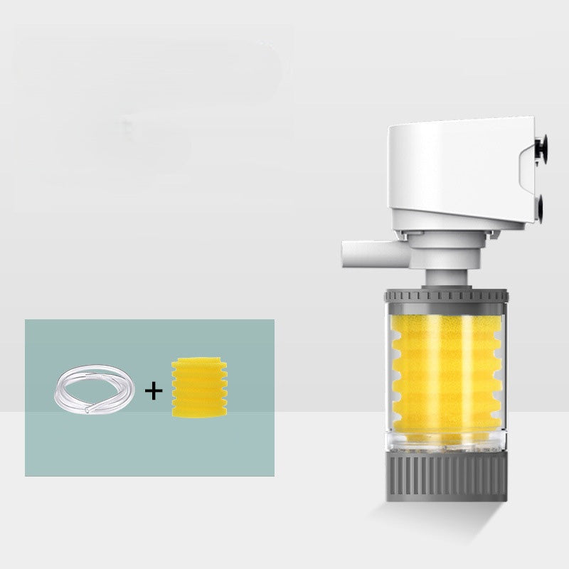 AquaSilence electric aquarium filter, ensuring ultra-quiet operation and crystal clear water for a thriving aquatic habitat.