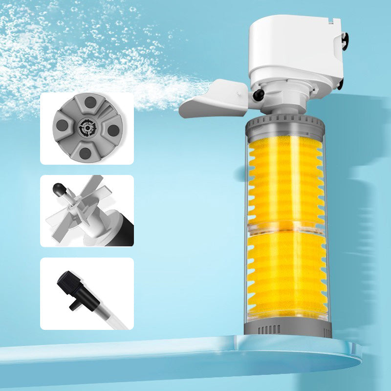 Essential quiet electric aquarium filter tank accessory for superior water clarity and fish well-being.