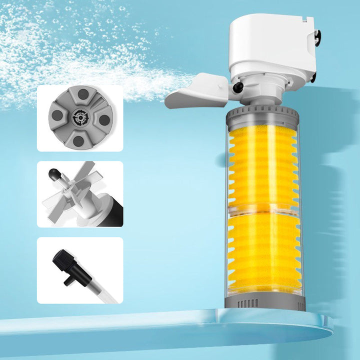 Essential quiet electric aquarium filter tank accessory for superior water clarity and fish well-being.