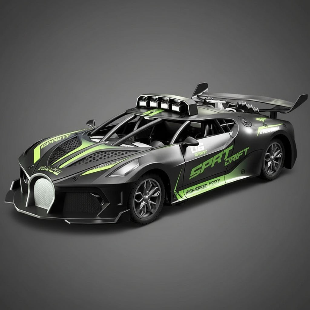 Durable RC 1:18 drift car, a perfect beginner-friendly remote control toy for indoor & outdoor adventures.
