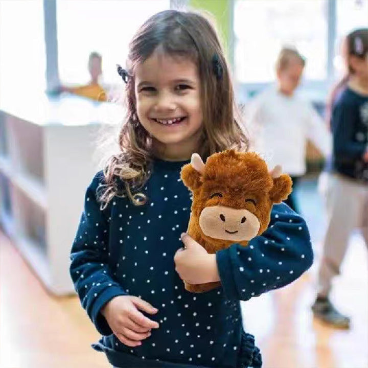 Highland cow plush toy, soft cotton, great animal toy for kids, perfect decorative item.