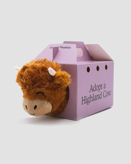 Cuddly Highland Cow stuffed animal, soft cotton, great animal plush gift