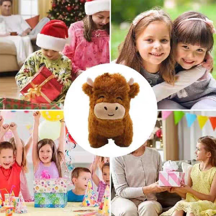 Highland Cow plush toy, soft cotton, ideal for any fan of farm animals