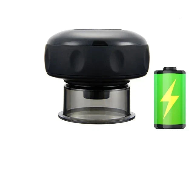 ThermaCupp: The ultimate rechargeable cupping therapy device for deep tissue massage, heat, & red light.