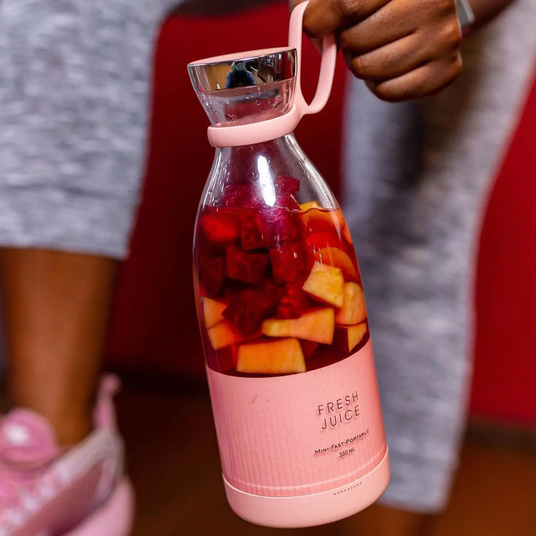 Rechargeable portable blender for healthy smoothies & shakes, perfect for on-the-go.