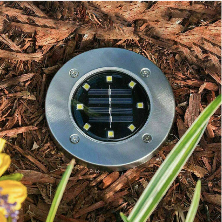 Energy-saving solar garden lights, sleek design. Rechargeable & weatherproof outdoor lighting for paths & patio.