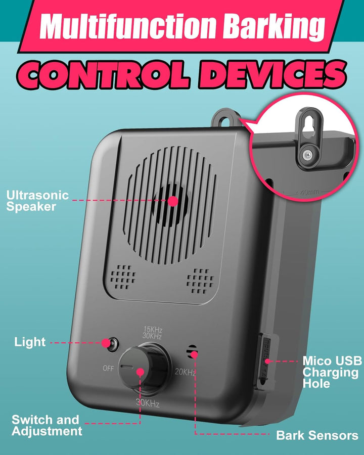 Calvero ultrasonic dog bark deterrent, a portable solution for pet owners seeking home tranquility