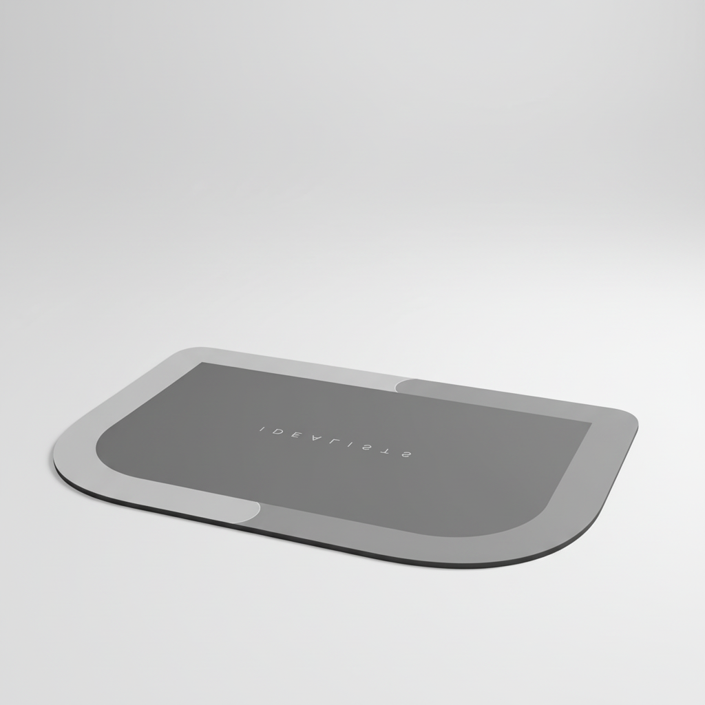 BathLuxeon quick-dry rectangular bath mat, a non-slip absorbent floor mat for enhanced safety