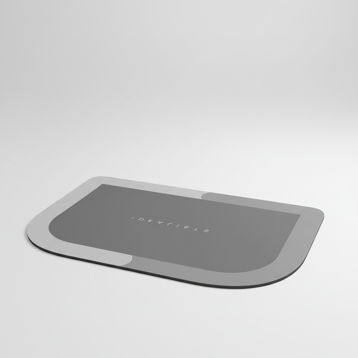 BathLuxeon quick-dry rectangular bath mat, a non-slip absorbent floor mat for enhanced safety