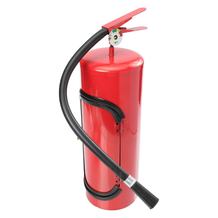 Novelty red fire extinguisher drink holder, a unique gift for home bar owners & entertaining enthusiasts.