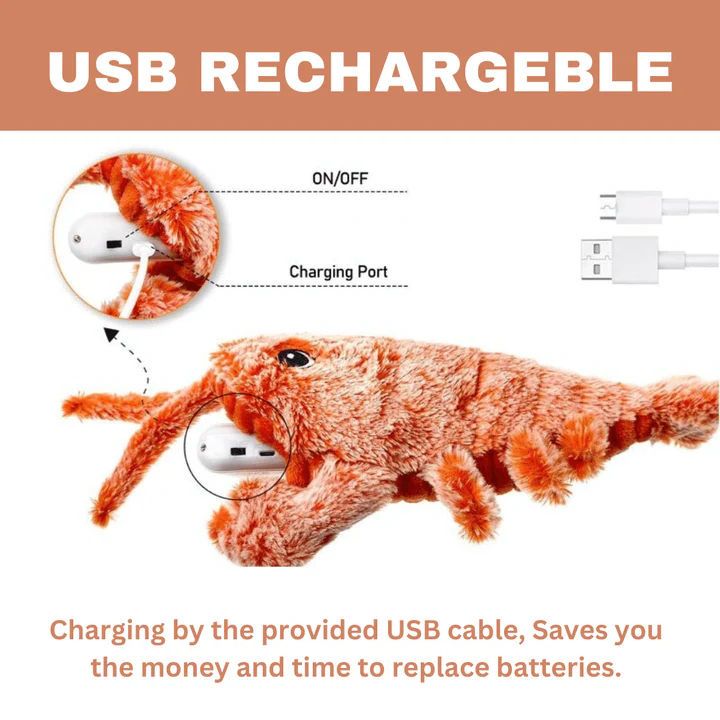 Floppy lobster dog toy, perfect for interactive play, fetch & anxiety relief. Durable pet enrichment toy for dogs.