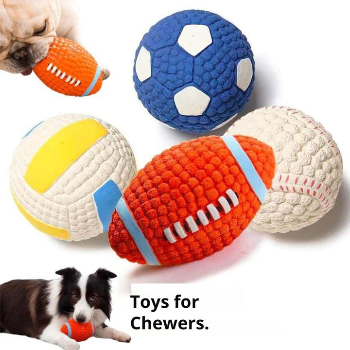 Yellow indestructible dog chew toy for aggressive chewers; a premium pet supply.