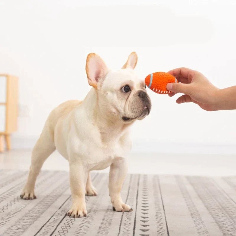 Indestructible dog toy, ideal for strong, aggressive chewers; promotes dog enrichment.