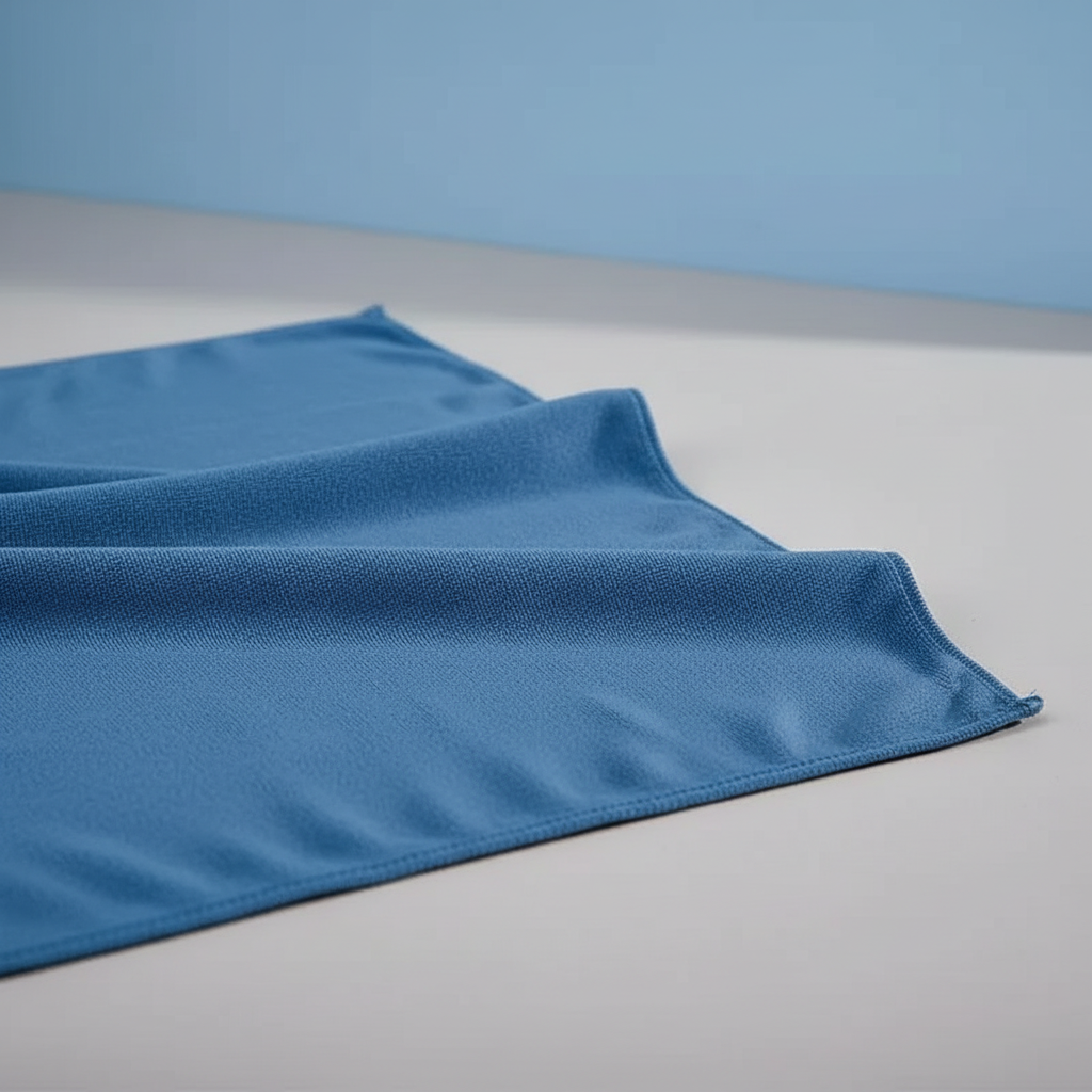 Gray compact quick-dry towel, ideal for gym, travel, and fitness, odor-controlled