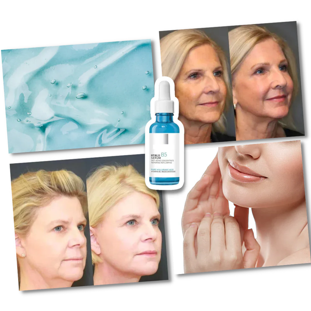 Premium hyaluronic acid face serum for deep hydration, anti-aging & skin texture improvement.