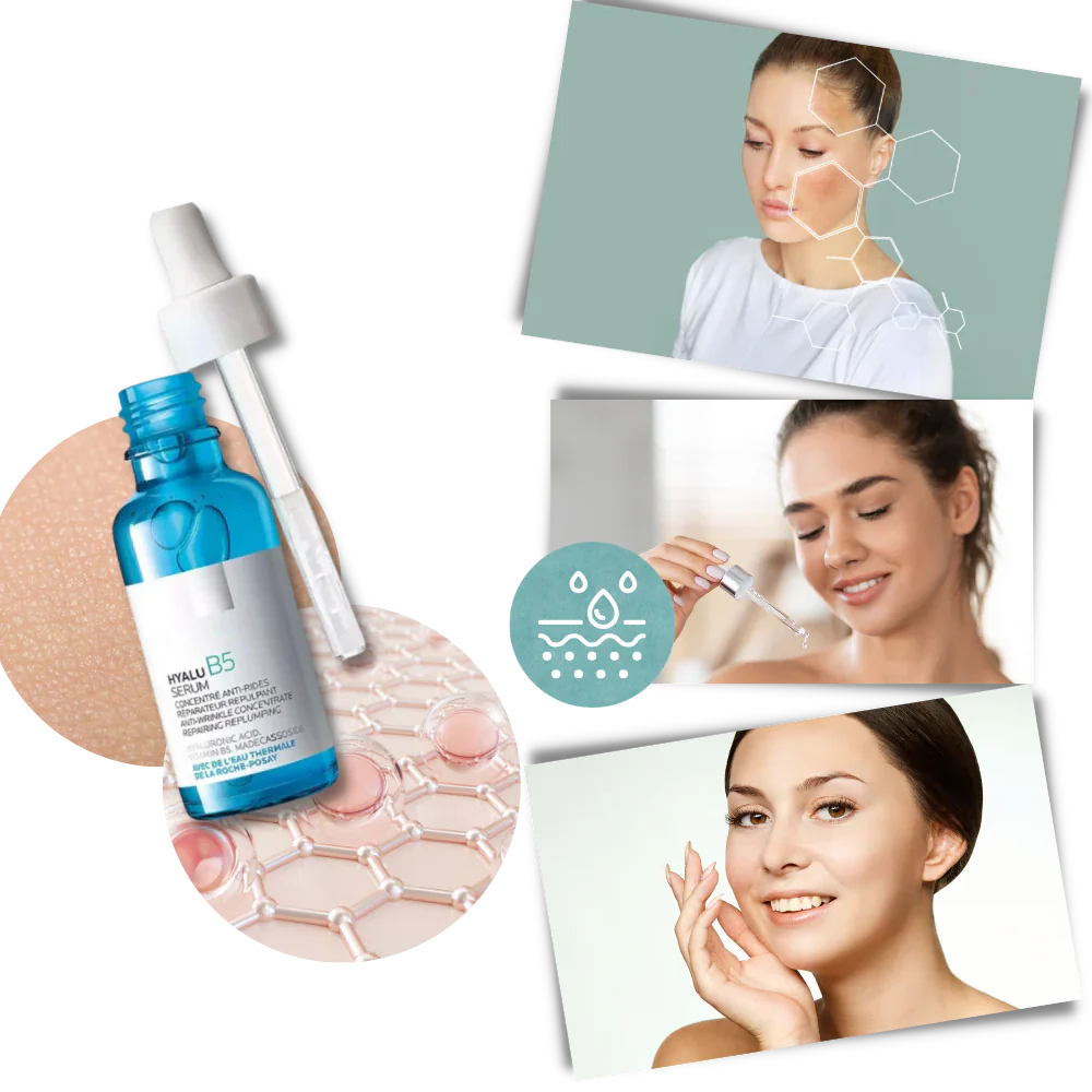 Hyalu B5 anti-aging serum. Improves skin elasticity, diminishes wrinkles & evens tone for youthful skin.