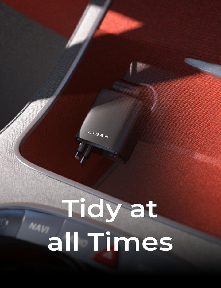Retractable USB-C car charger providing fast charging for smartphones and other mobile gadgets.