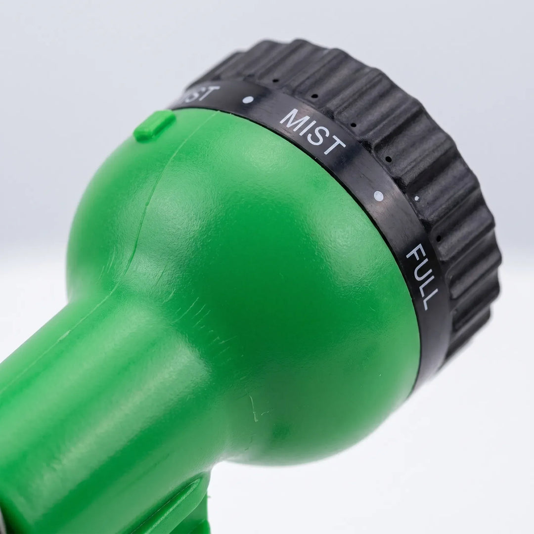 Compact retracting coiled hose provides convenient garden irrigation & watering. Stretches then recoils for easy use.