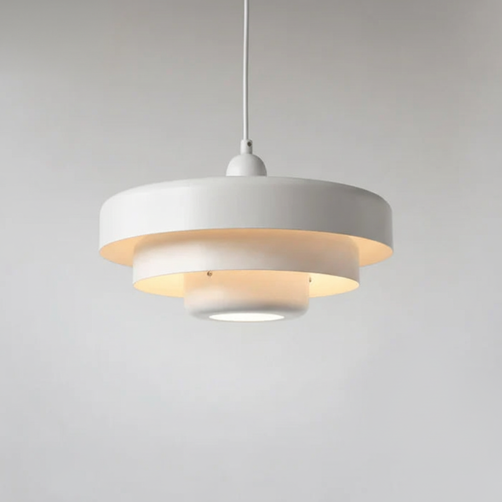 Vintage industrial design pendant light, black metal ceiling lamp with LED option.