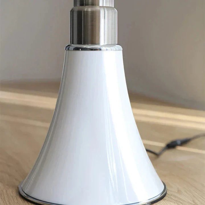 Home office featuring a ClassicGlow retro LED desk lamp, providing comfortable ambient lighting
