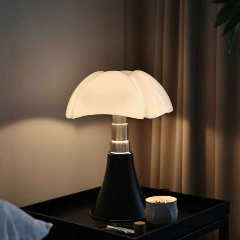 ClassicGlow LED table lamp with a retro design, enhancing home decor with its unique style