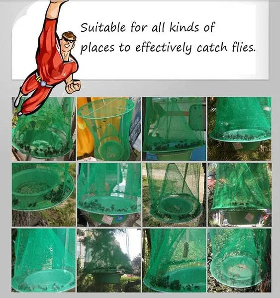 Powerful outdoor fly trap for effective pest control in yards, gardens, & outdoor living spaces.