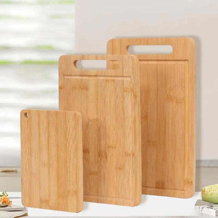 Reversible hardwood cutting & serving board for kitchen prep, charcuterie, and stylish presentation.